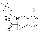 2-(TERT-BUTOXYCARBONYL)-4-CHLORO-1A,2,3,7B-TETRAHYDRO-1H-CYCLOPROPA[C]ISOQUINOLINE-1A-CARBOXYLIC ACID 结构式