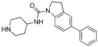 5-PHENYL-N-PIPERIDIN-4-YLINDOLINE-1-CARBOXAMIDE 结构式