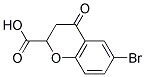 6-BROMO-4-OXOCHROMANE-2-CARBOXYLIC ACID 结构式