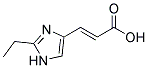 3-(2-ETHYL-1H-IMIDAZOL-4-YL)-ACRYLIC ACID 结构式
