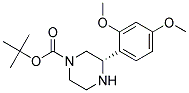 (S)-3-(2,4-DIMETHOXY-PHENYL)-PIPERAZINE-1-CARBOXYLIC ACID TERT-BUTYL ESTER 结构式