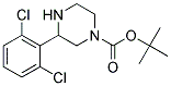 3-(2,6-DICHLORO-PHENYL)-PIPERAZINE-1-CARBOXYLIC ACID TERT-BUTYL ESTER 结构式