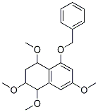 5-BENZYLOXY-1,2,4,7-TETRAMETHOXY-1,2,3,4-TETRAHYDRO-NAPHTHALENE 结构式