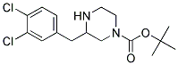 3-(3,4-DICHLORO-BENZYL)-PIPERAZINE-1-CARBOXYLIC ACID TERT-BUTYL ESTER 结构式