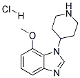 7-METHOXY-1-(PIPERIDIN-4-YL)-1H-BENZO[D]IMIDAZOLE HYDROCHLORIDE 结构式