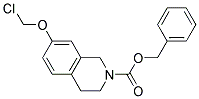 7-CHLOROMETHOXY-3,4-DIHYDRO-1H-ISOQUINOLINE-2-CARBOXYLIC ACID BENZYL ESTER 结构式