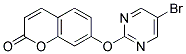 7-[(5-BROMOPYRIMIDIN-2-YL)OXY]-2H-CHROMEN-2-ONE 结构式