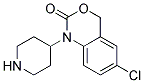 6-Chloro-1-piperidin-4-yl-1,4-dihydro-benzo[d][1,3]oxazin-2-one 结构式