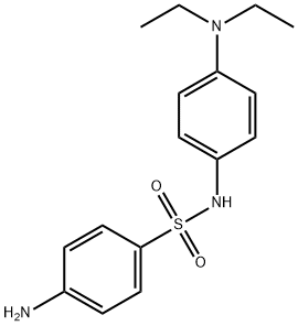 4-AMINO-N-(4-DIETHYLAMINO-PHENYL)-BENZENESULFONAMIDE 结构式