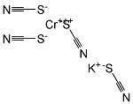 POTASSIUM CHROMIUM RHODANIDE 结构式