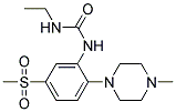 N-ETHYL-N'-[[2-(4-METHYLPIPERAZINO)-5-(METHYLSULPHONYL)]PHENYL]UREA 结构式