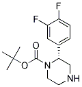 (R)-2-(3,4-DIFLUORO-PHENYL)-PIPERAZINE-1-CARBOXYLIC ACID TERT-BUTYL ESTER 结构式