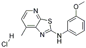 N-(3-METHOXYPHENYL)-7-METHYL[1,3]THIAZOLO[5,4-B]PYRIDIN-2-AMINE HYDROCHLORIDE 结构式