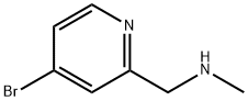 (4-BROMO-PYRIDIN-2-YLMETHYL)-METHYL-AMINE 结构式