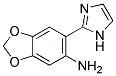 6-(1H-IMIDAZOL-2-YL)-BENZO[1,3]DIOXOL-5-YLAMINE 结构式
