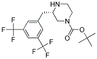 (S)-3-(3,5-BIS-TRIFLUOROMETHYL-BENZYL)-PIPERAZINE-1-CARBOXYLIC ACID TERT-BUTYL ESTER 结构式