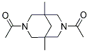 3,7-DIACETYL-1,5-DIMETHYL-3,7-DIAZABICYCLO[3.3.1]NONANE 结构式