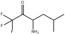 3-氨基-1,1,1-三氟-5-甲基己烷-2-酮 结构式