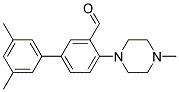 3',5'-Dimethyl-4-(4-methyl-piperazin-1-yl)-biphenyl-3-carbaldehyde 结构式