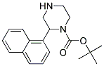 2-NAPHTHALEN-1-YL-PIPERAZINE-1-CARBOXYLIC ACID TERT-BUTYL ESTER 结构式