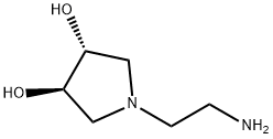 (3R,4R)-1-(2-AMINO-ETHYL)-PYRROLIDINE-3,4-DIOL 结构式
