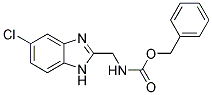 (5-CHLORO-1H-BENZIMIDAZOL-2-YLMETHYL)-CARBAMIC ACID BENZYL ESTER 结构式