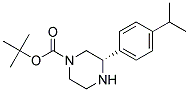(S)-3-(4-ISOPROPYL-PHENYL)-PIPERAZINE-1-CARBOXYLIC ACID TERT-BUTYL ESTER 结构式