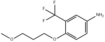 4-(3-METHOXYPROPOXY)-3-(TRIFLUOROMETHYL)ANILINE 结构式