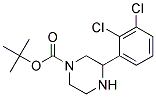 3-(2,3-DICHLORO-PHENYL)-PIPERAZINE-1-CARBOXYLIC ACID TERT-BUTYL ESTER 结构式