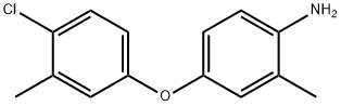 4-(4-CHLORO-3-METHYLPHENOXY)-2-METHYLPHENYLAMINE 结构式