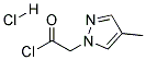 (4-METHYL-PYRAZOL-1-YL)-ACETYL CHLORIDE HYDROCHLORIDE 结构式