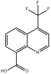 4-三氟甲基喹啉-8-甲酸 结构式