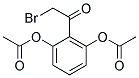 ACETIC ACID 3-ACETOXY-2-(2-BROMO-ACETYL)-PHENYL ESTER 结构式