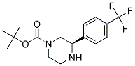 (R)-3-(4-TRIFLUOROMETHYL-PHENYL)-PIPERAZINE-1-CARBOXYLIC ACID TERT-BUTYL ESTER 结构式