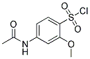 4-ACETAMIDO-2-METHOXYBENZENESULFONYL CHLORIDE 结构式