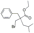 2R-BENZYL-3R-BROMOMETHYL-4-METHYLPENTANOIC ACID ETHYL ESTER 结构式