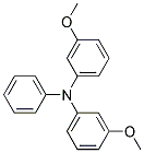 BIS-(3-METHOXY-PHENYL)-PHENYL-AMINE 结构式