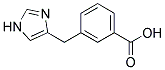 3-(1H-Imidazol-4-ylmethyl)-benzoic acid 结构式