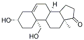 (3S,8R,10S,13S)-3-HYDROXY-10-HYDROXYMETHYL-13-METHYL-1,2,3,4,7,8,9,10,11,12,13,14,15,16-TETRADECAHYDRO-CYCLOPENTA[A]PHENANTHREN-17-ONE 结构式