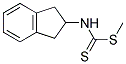 INDAN-2-YL-DITHIOCARBAMIC ACID METHYL ESTER 结构式