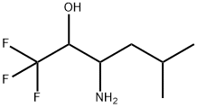 3-氨基-1,1,1-三氟-5-甲基己烷-2-醇 结构式