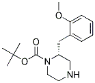 (R)-2-(2-METHOXY-BENZYL)-PIPERAZINE-1-CARBOXYLIC ACID TERT-BUTYL ESTER 结构式