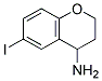 3,4-DIHYDRO-6-IODO-2H-CHROMEN-4-AMINE 结构式