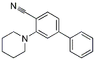 3-PIPERIDIN-1-YL-BIPHENYL-4-CARBONITRILE 结构式