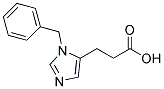 3-(3-BENZYL-3H-IMIDAZOL-4-YL)-PROPIONIC ACID 结构式