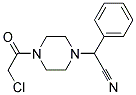 [4-(CHLOROACETYL)PIPERAZIN-1-YL](PHENYL)ACETONITRILE 结构式