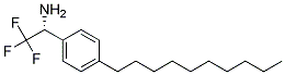 (R)-1-(4-DECYL-PHENYL)-2,2,2-TRIFLUORO-ETHYLAMINE 结构式