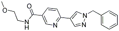 6-(1-Benzyl-1H-pyrazol-4-yl)-N-(2-methoxyethyl)nicotinamide 结构式