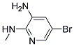 5-BROMO-N2-METHYL-PYRIDINE-2,3-DIAMINE 结构式
