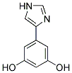 5-(1H-IMIDAZOL-4-YL)-BENZENE-1,3-DIOL 结构式